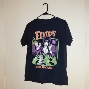 Elvira Movie Macabre T-shirt From Spencers. 2021.